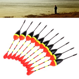 Bộ 10 chiếc phao câu cá bằng xốp siêu nhẹ 1.2g