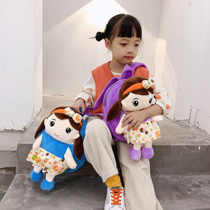 Balo hình thú bông siêu dễ thương cho bé đi nhà trẻ BALO-573