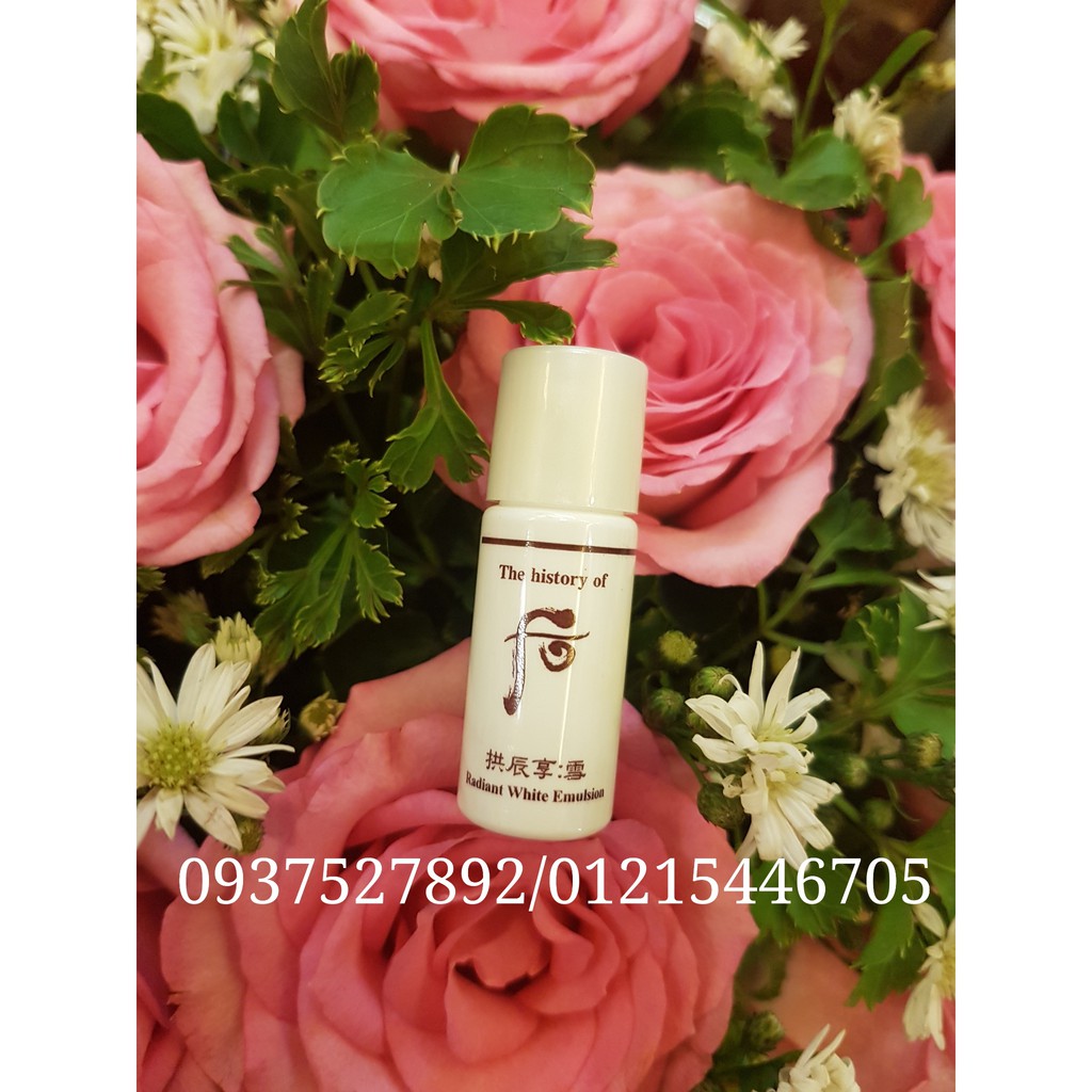 Sữa dưỡng trắng da Whoo Gongjinhyang Seol Radiant White Emulsion