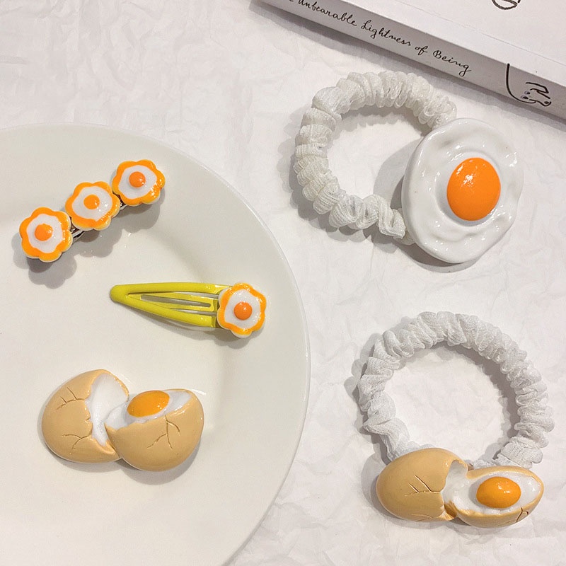 Dây buộc tóc hình quả trứng dễ thương