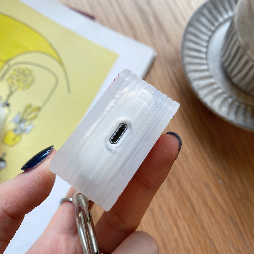 Vỏ bảo vệ hộp sạc tai nghe bluetooth Airpod 2/pro/3/1