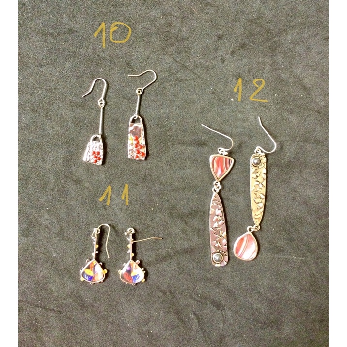 Khuyên tai hợp kim nhiều màu