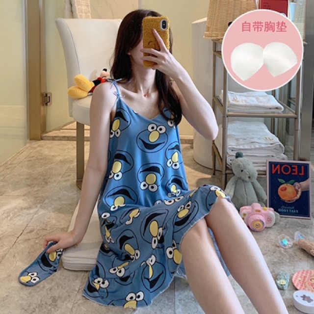 Váy ngủ hình 2 dây che mắt siêu hot mã 29