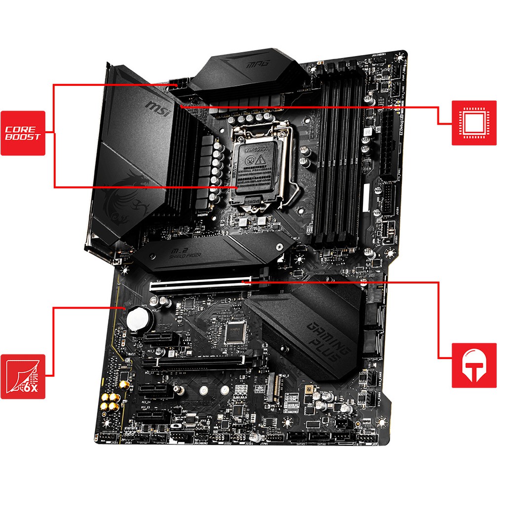 Bo Mạch Chủ Mainboard MSI MPG Z490 GAMING PLUS - Hàng Chính Hãng