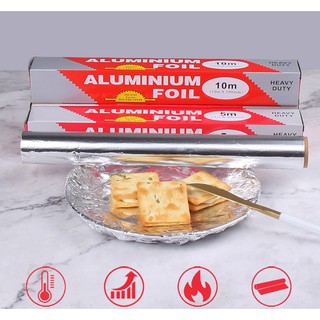 Cuộn giấy bạc, giấy bọc nướng, 5m 10m 20m