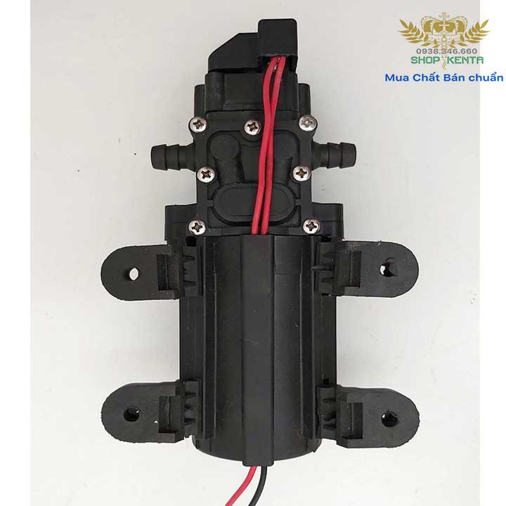 MÁY BƠM NƯỚC ĐƠN MINI 9V-14V tem vàng bơm rửa xe, trợ lực vòi sen, máy giặt, phun sương, phun xịt thuốc trừ sâu