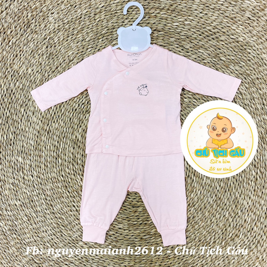 [PUNCHUN] Bộ dài tay sơ sinh cho bé hãng Punchun