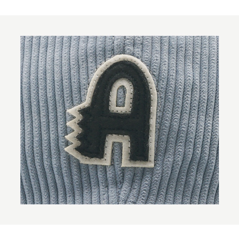 Mũi lưỡi trai LINJW mềm mại thêu họa tiết chữ A phong cách Hàn Quốc mới 2021