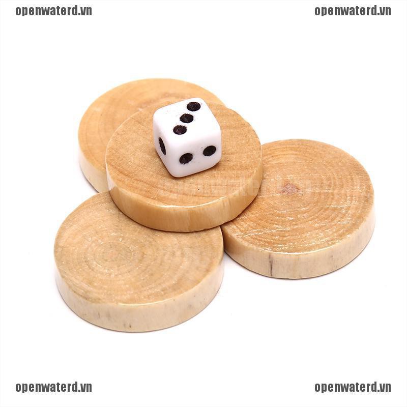 Set 32 phụ kiện gồm quân cờ và xúc xắc cho bàn cờ đam
