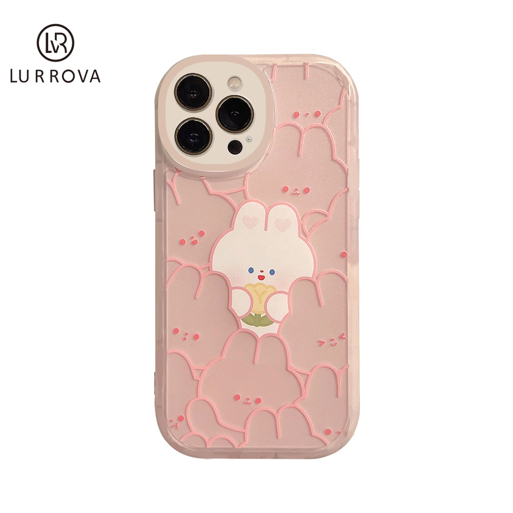 Lurrova ốp lưng OPPO Reno 7Z 5G Reno6Z 5G Reno 7 5G Reno 6 5G Reno 5 Reno 5Z 5G Reno 2F Reno 2Z Reno 7 Lite 6 Lite Vỏ điện thoại silicon hình thỏ dễ thương