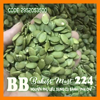 💥 siêu ngon 💥 ruột hạt bí xanh tách vỏ - 500gr