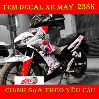 Tem Trùm Winner X Samurai Trắng Đỏ