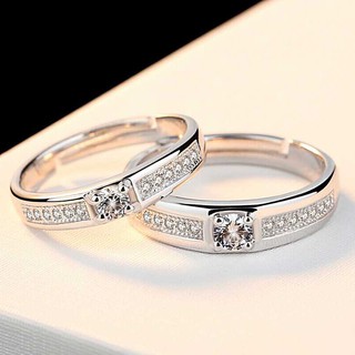 Nhẫn đôi nam nữ Bạc 925 -30% mẫu mã đẹp freesize thời trang hàn quốc Q001 - Tặng Hộp đẹp 1 cặp MẪU 7