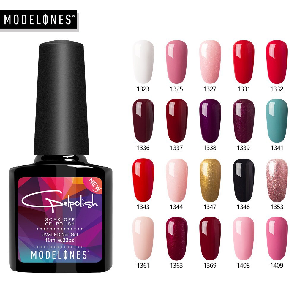 Lọ sơn móng tay Modelones dạng gel uv thể tích 10ml