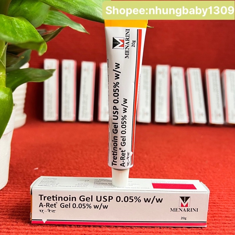 Tretinoin A Ret Gel 0.025%, 0.05%, 0.1%, chống lão hoá