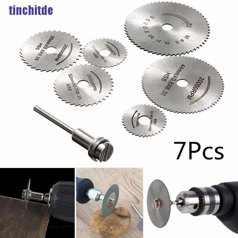 Bộ 7 Lưỡi Cưa Tròn Chất Lượng Cao Chuyên Dùng