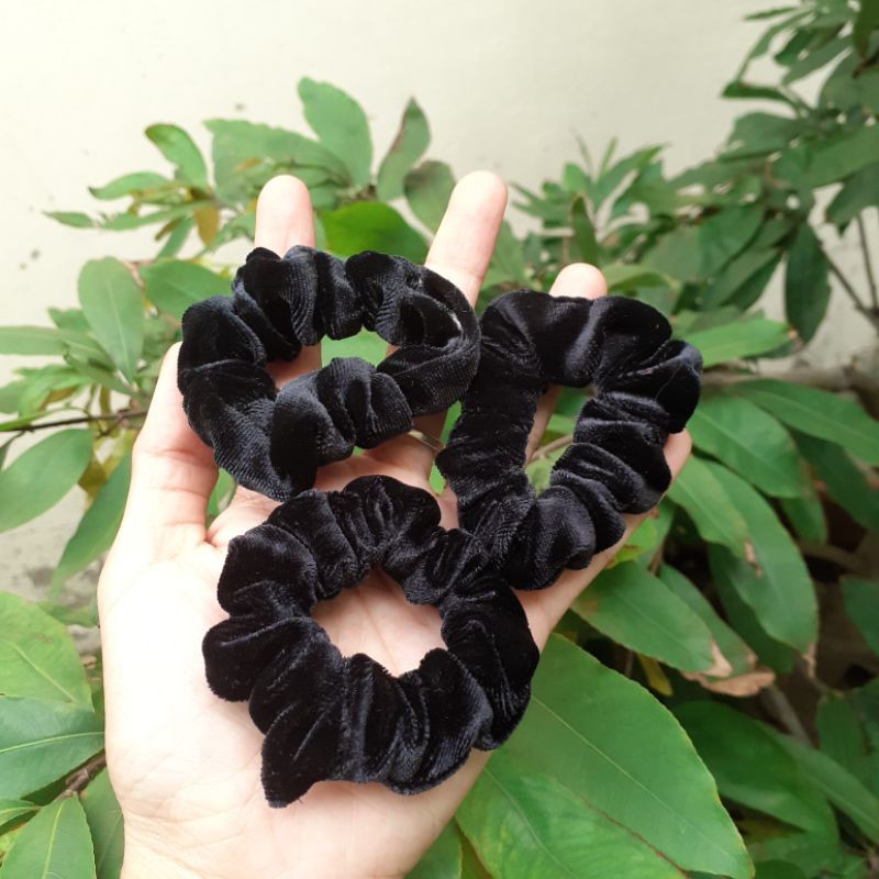 Dây cột tóc vải nhung Size nhỏ mã 20 (6-8cm)