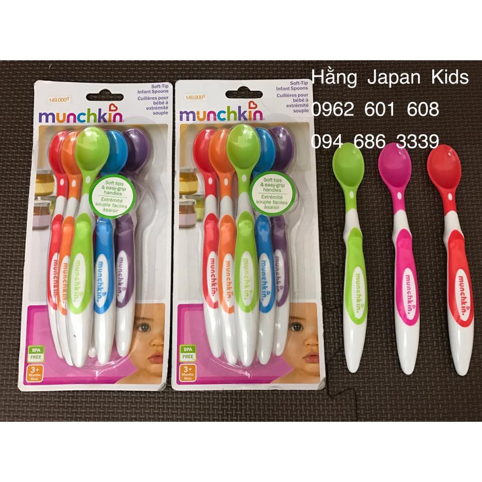 Bộ 6 chiếc thìa siêu mềm Munchkin 10062