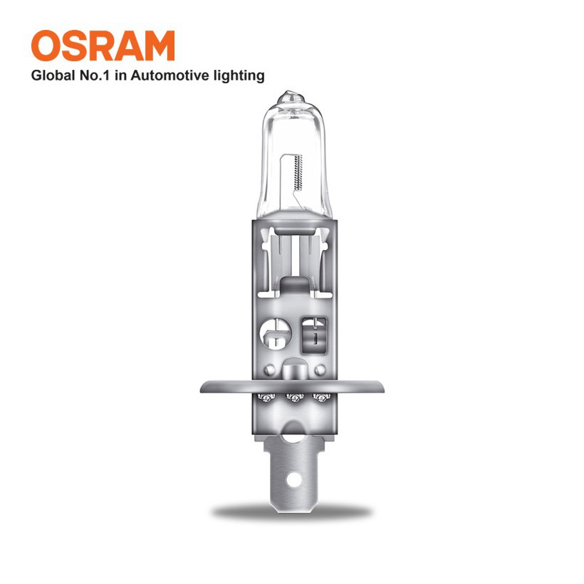 Bóng đèn halogen tăng sáng 100% OSRAM NIGHT BREAKER SILVER H1 12v 55w - Nhập Khẩu Chính Hãng