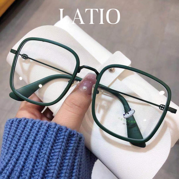 Mắt kính cận thời trang gọng kính vuông mầu mới siêu đẹp 2021 LATIO KM10 | BigBuy360 - bigbuy360.vn