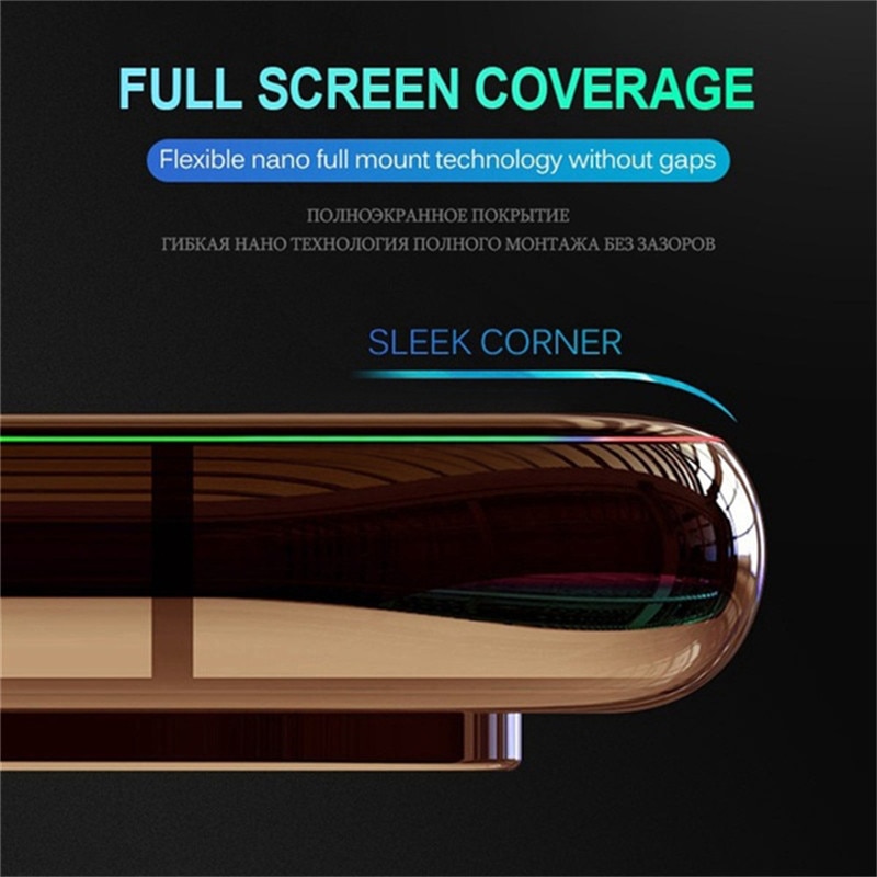 Kính Cường Lực Bảo Vệ Toàn Màn Hình Cho iPhone 11 12 13 14 Pro MAX 6s 7 8 14 Plus X XR XS MAX se 12 13 mini