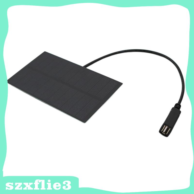 Sạc Pin Năng Lượng Mặt Trời Cổng USB Cho Đèn Pin Điện Thoại GPS Dùng Khi Đi Bộ Đường Dài