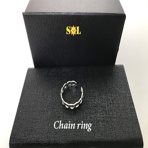 Nhẫn hợp kim xích, chuỗi cá tính (Chain ring)