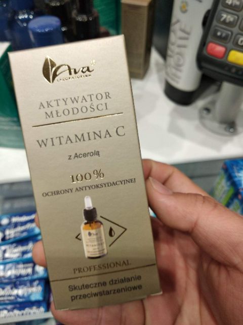 Serum Vitamin C Ava. 30ml. Date 08/2021. Hàng xách tay Balan.