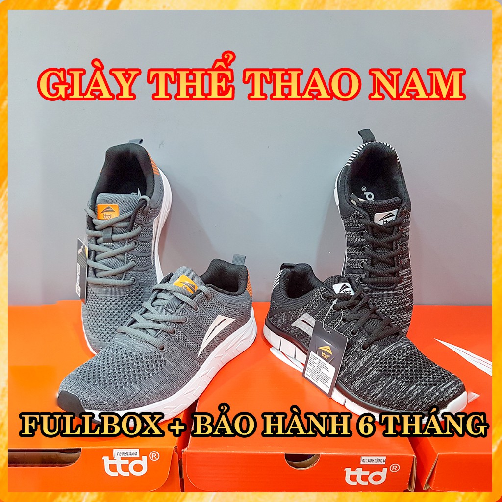 🎗️FREESHIP XTRA [Giày Thể Thao Nam] Giày Chạy Bộ Nam Chính Hãng TTD - V12-2 - FullSize 40 -44 [FULLB