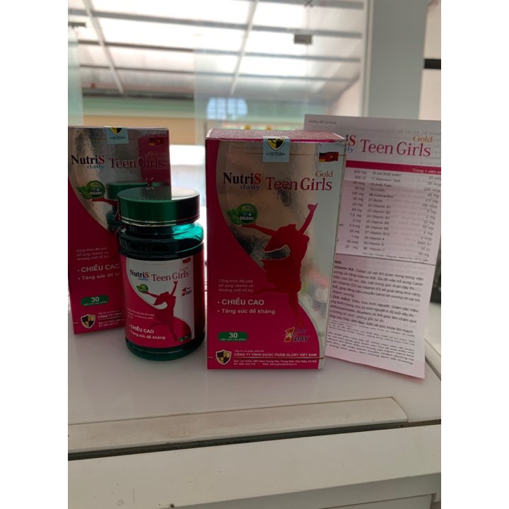 Tăng chiều cao bé trai và bé gái tuổi dậy thì NutriS Daily Gold