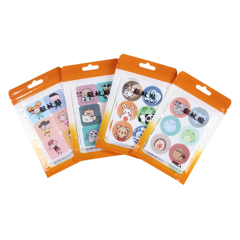 Miếng Dán Tinh Dầu Chống Muỗi Họa Tiết Hoạt Hình Cho Phụ Nữ Mang Thai Và Trẻ Em