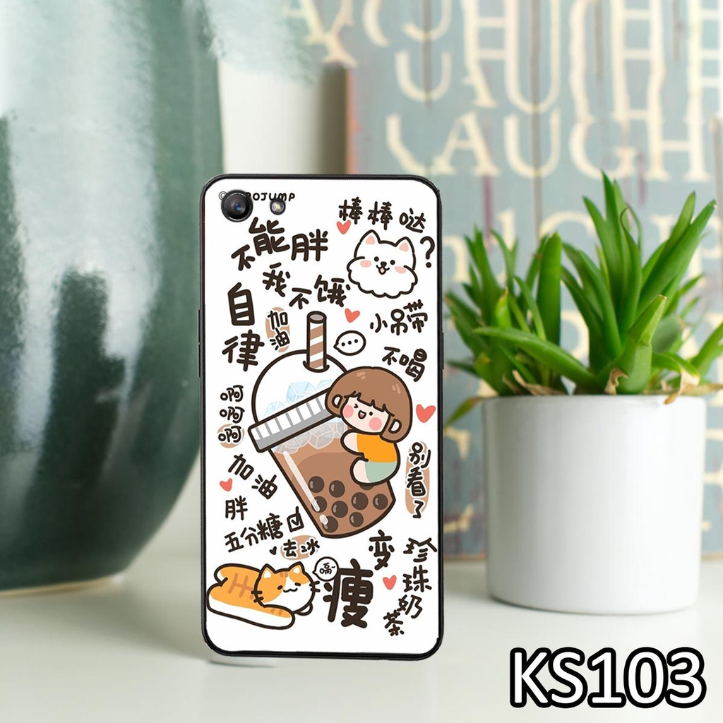 [SIÊU ƯU ĐÃI] Ốp lưng Oppo A59/F1/F1S/F1-PLUS in hình BÉ TRÀ SỮA siêu đẹp, độc, lạ_KINGSTORE.HN_Ốp lưng điện thoại