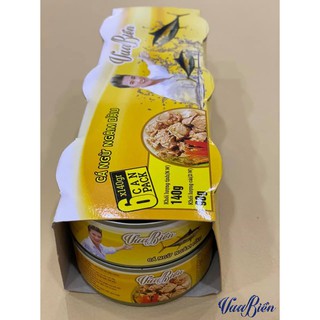 Combo 06 hộp cá ngừ ngâm dầu Vua Biển 140gr