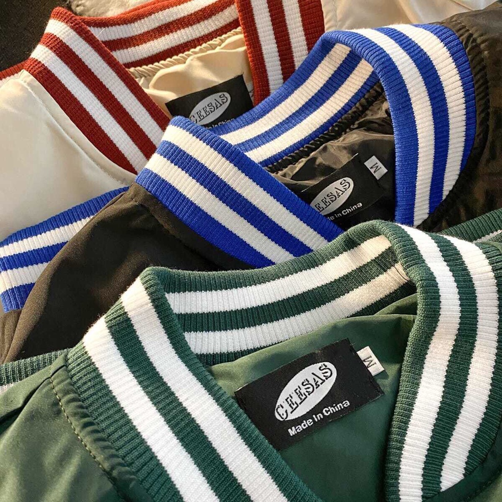 Khoác Bomber Gió Viền Tay Chữ Went Dáng Rộng Unisex Nam Nữ Kieeur Dáng Năng Động Trẻ Trung