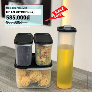 Bộ hộp kệ bếp urban kitchen tupperware