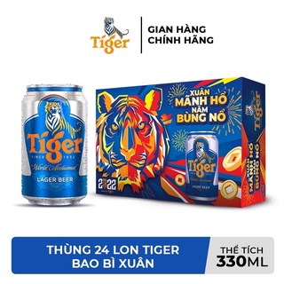 Bia 🍺 tiger thùng 24 lon 330ml giao ngay