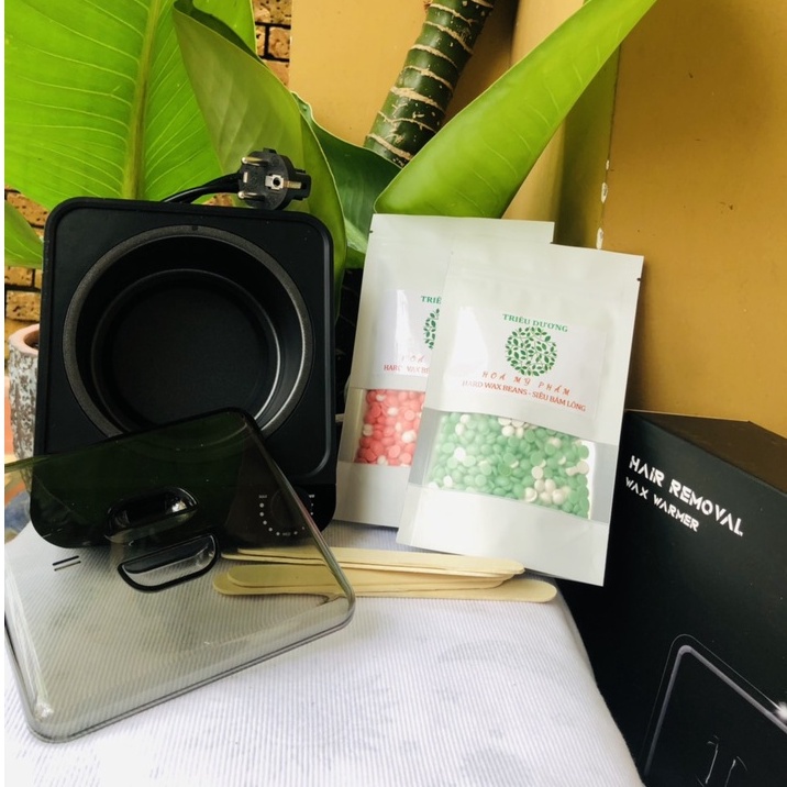 Nồi nấu sáp wax lông chống dính cao cấp - màu ngẫu nhiên