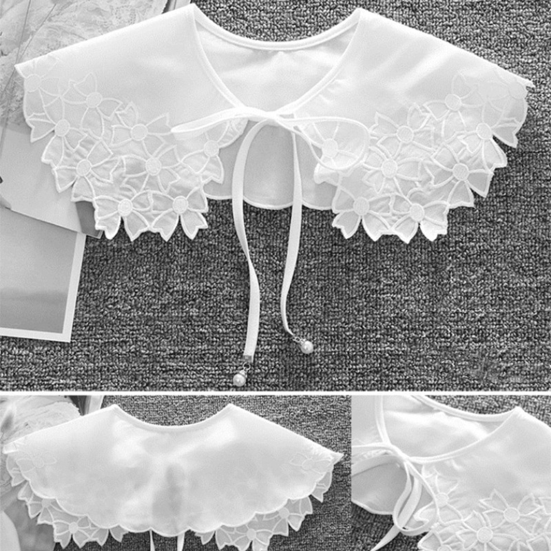 Cổ áo giả thêu hoa phong cách lolita xinh xắn
 | BigBuy360 - bigbuy360.vn