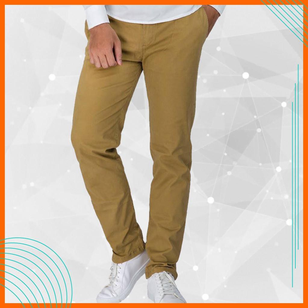 Quần kaki - Quần kaki nam đẹp - Chất liệu kaki mềm mịn, dày dặn, co giãn tốt, mặc cực kỳ thoải mái, dáng côn trẻ trung