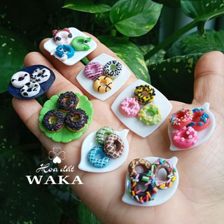 Mô hình bánh donut mini 02 tỉ lệ 1/12