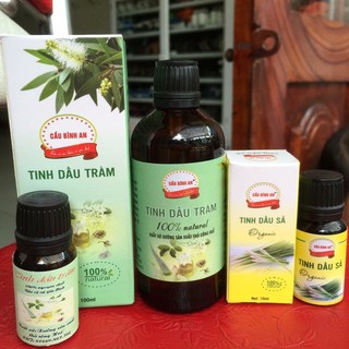2 LỌ TINH DẦU  TRÀM + SẢ