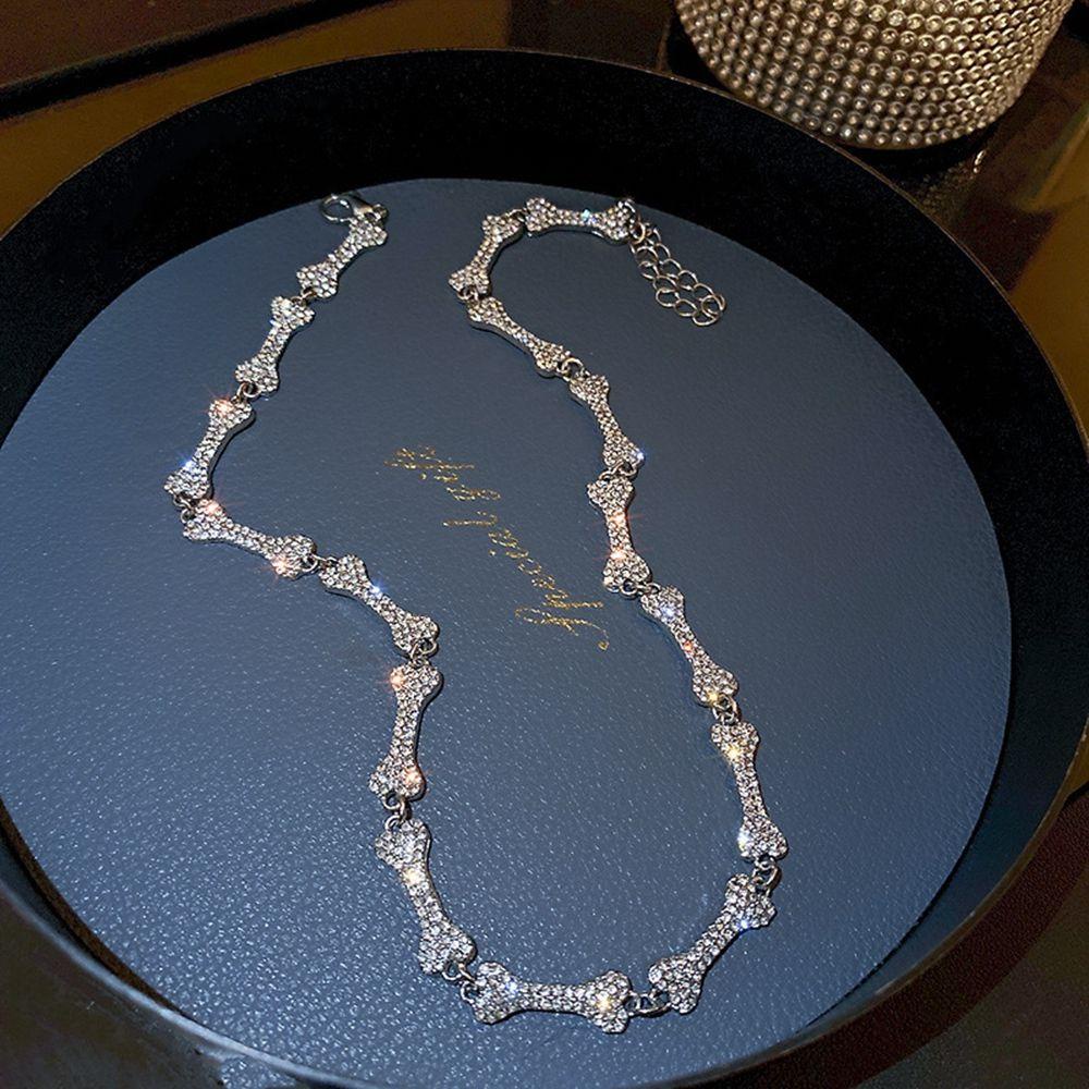 AROMA Vòng Cổ Dây Xích Dày Mặt Hình Học Đơn Giản Phong Cách Hàn Quốc Sang Trọng Cho Nữ