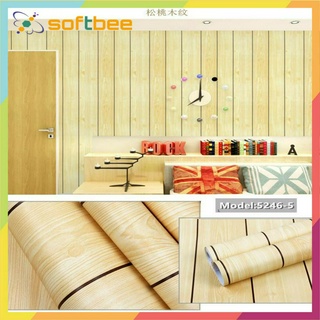 Giấy dán tường keo sẵn giả gỗ (dài 10m, rộng 0.45m / cuộn)