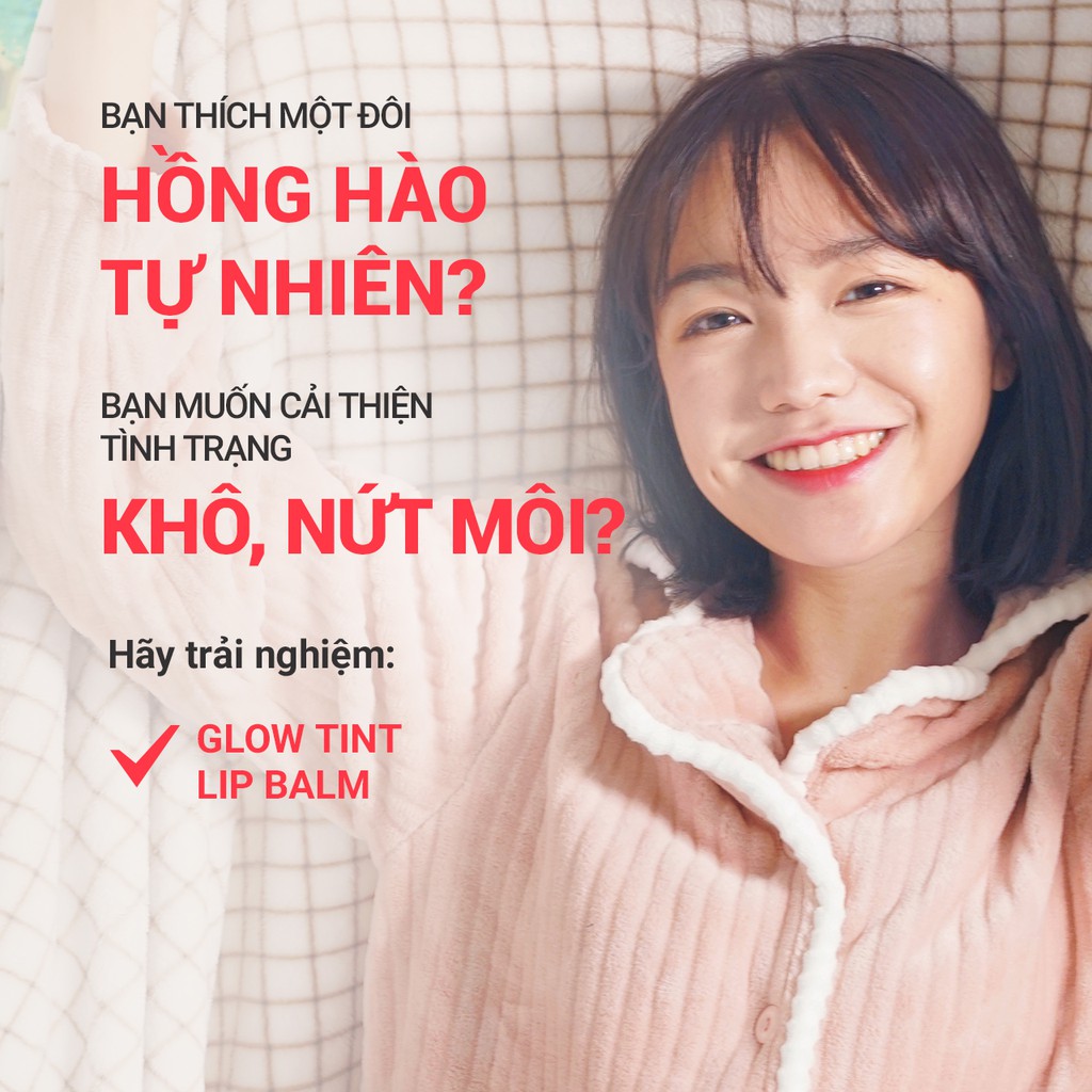 Son dưỡng có màu innisfree Glow Tint Lip Balm 3.5g