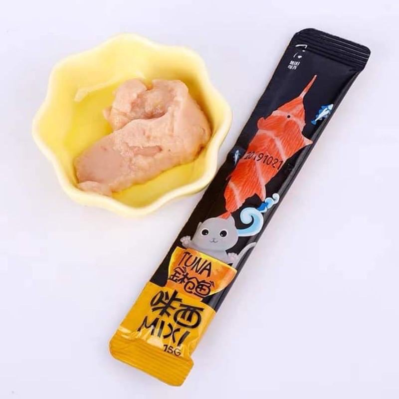 [Mã 253FMCGSALE giảm 8% đơn 500K] Súp thưởng Mixi/ Shizuka cho mèo thanh 15g