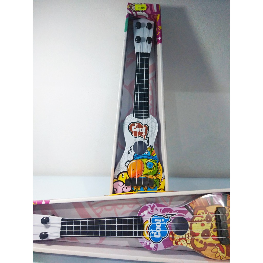 ĐỒ CHƠI ĐÀN GUITAR (ghita) MINI GIẢ GỖ CHO BÉ TẬP ĐÁNH