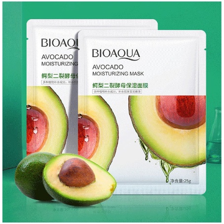 combo 10 miếng giao ngẫu nhiên Mặt Nạ Trái Cây Bioaqua Mask Dưỡng Trắng Cấp Ẩm Căng Bóng- Cung Cấp Vitamin