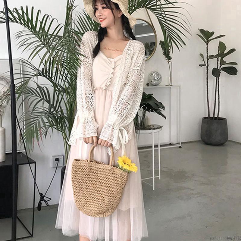 Áo khoác cardigan tay loe phong cách ngọt ngào cho nữ | BigBuy360 - bigbuy360.vn