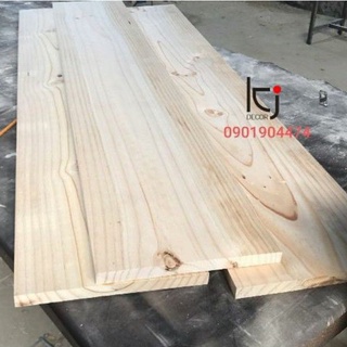 [KID056] - Combo 2 tấm gỗ thông dài 150x19.5x2cm láng mịn 4 mặt