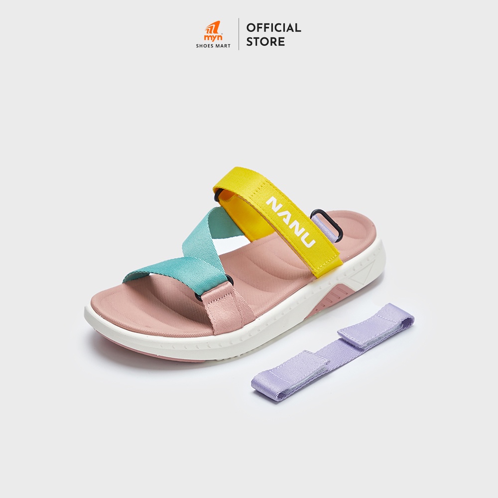 Sandal Nanu 08 quai chéo 08 Tropical quai sau tháo rời đế EVA phylon